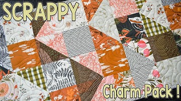 Hidden Trails | Charm Pack Quilt Pattern | In A Day | Quick and Easy