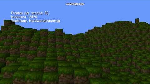 XNA Hardware Instancing (Minecraft Style Rendering)