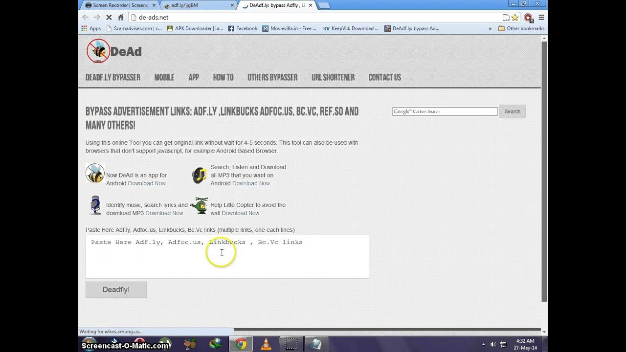 Bypass Adf.ly ads online
