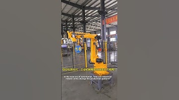 how can industrial robotic arms change the production pattern?#palletizer #robotarm #robotics