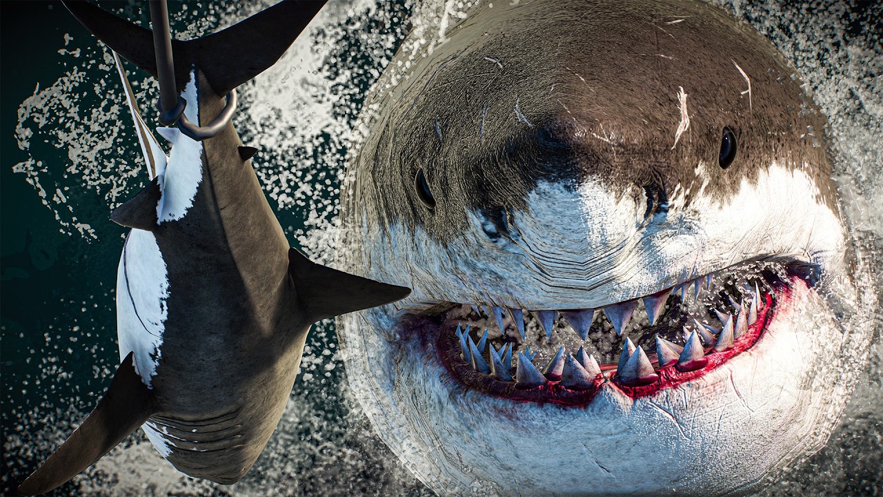 Megalodon vs Mosasaurus & Livyatan | Hunt & Fight vs All marine reptiles | JWE2