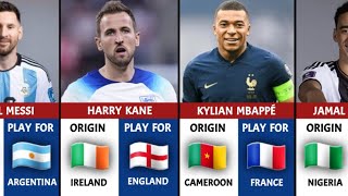 THE ORIGIN OF BEST FOOTBALL PLAYERS  FT LIONEL MESSI, MBAPPÉ, IBRAHIMOVIC