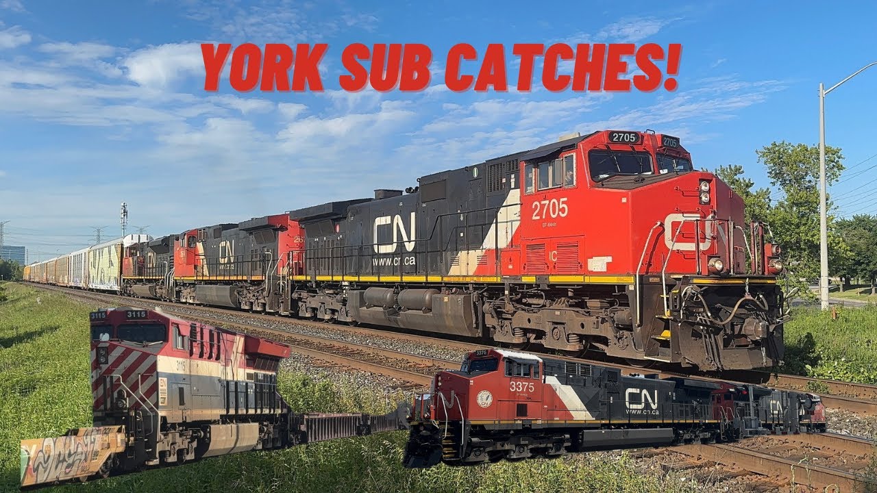 (Weird Horns, CN 3115, Classic Power, And More) More Railfanning At  George’s Trains In Markham