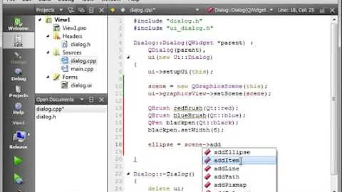 C   Qt 81   QGraphicsView and QGraphicsScene
