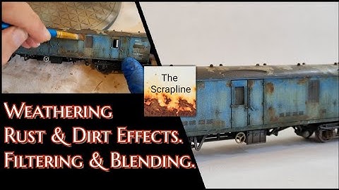 Episode 21. Weathering | Filtering & blending rust & dirt effects | Part 3.