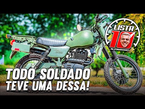 10 Motos MILITARES