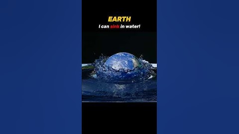 Saturn vs Earth: Can Saturn Float on Water? #shorts #space #earth #saturn