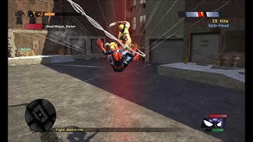 Spiderman Web Of Shadows PC part 8 The Wolverine Quiz