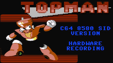 Mega Man 3 - Top Man / Cover - C64 - 8Bit / SID 8580 hardware recording -  Oscilloscope View