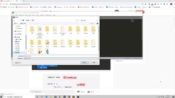 install and run python web.py