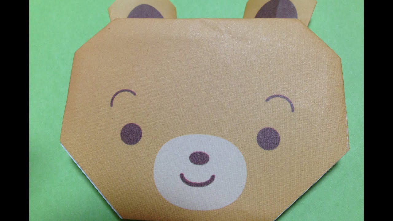 おりがみ くま おってみた 熊の折り方 Japanese Traditional Origami Bear 14 Vol 150 Youtube