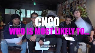 CNCO plays who is most likely to 📽: Frida