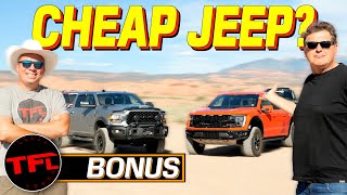 Gas vs Diesel: We Towed The Cheap Jeeps to Moab with Very Different Trucks | Behind The Scenes Bonus