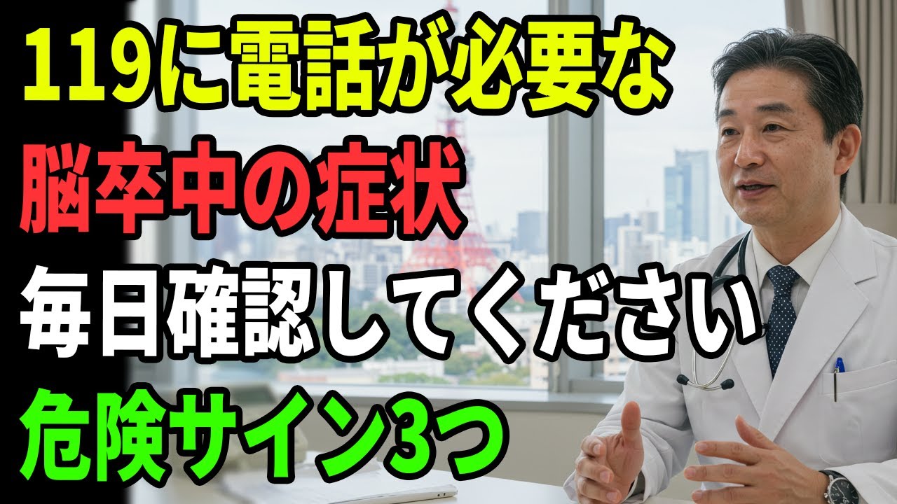 急に「ここ」に力が入らない時は即119！脳卒中の危険サイン3つ