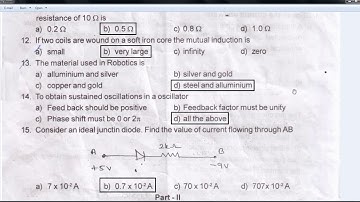 12th First Revision Test Question Paper - Physics 2020 (Government paper) With Answers..