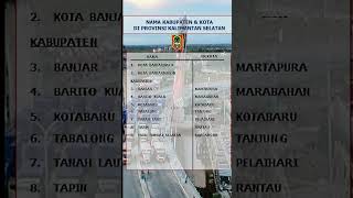 Jumlah kabupaten/kota di Kalsel. #provinsikalimantanselatan
