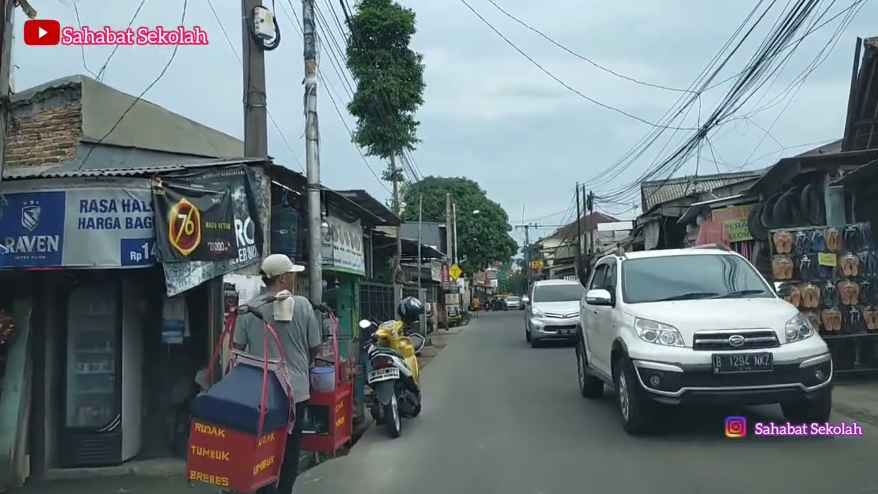 Parung Bingung, jembatan serong dan Citayam Depok Jawa barat. Edisi liburan
