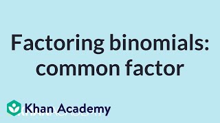 Algebraic Factoring By Greatest Common Monomial Factor