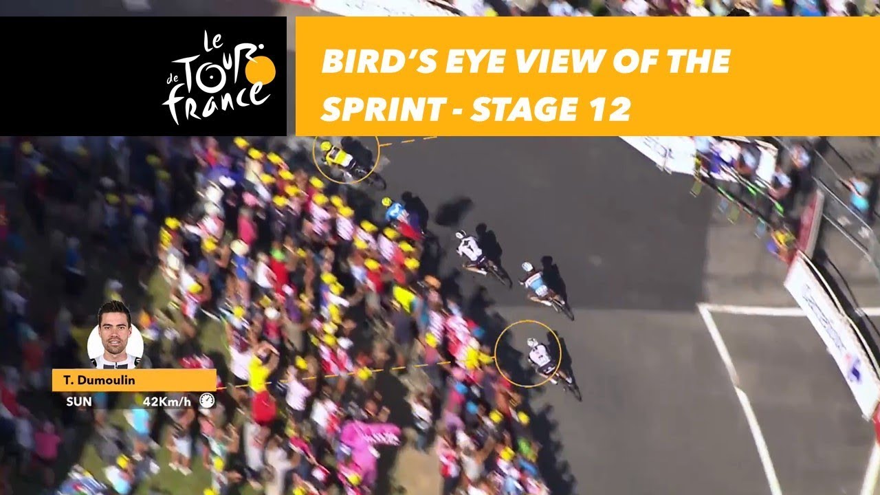 ventoux vin Bird's eye view of the sprint - Stage 12 - Tour de France 2018