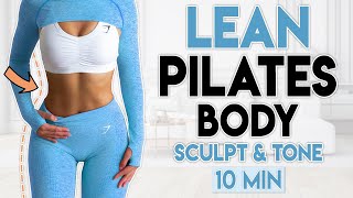 LEAN PILATES BODY 🍑 Sculpt & Tone Full Body Fat Burn | 10 min Workout screenshot 5