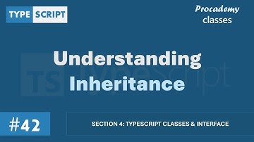 #42 Overerving begrijpen | TypeScript-klassen en -interface | Een complete TypeScript-cursus