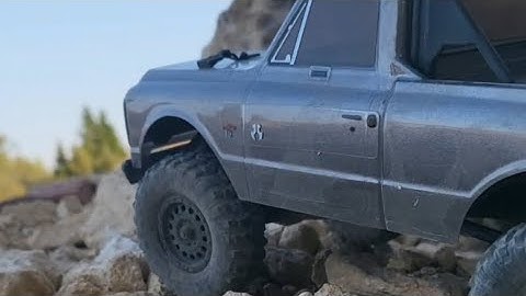 Axial SCX24 Chevrolet C10 first run (unedited). Totally stock, arrived today.