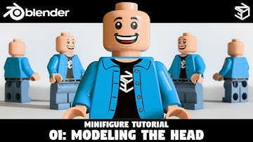 Blender Minifigure Tutorial – Part 01: Modeling the Head