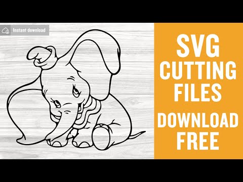 Dumbo Svg Free Cut Files for Scan n Cut Free Download