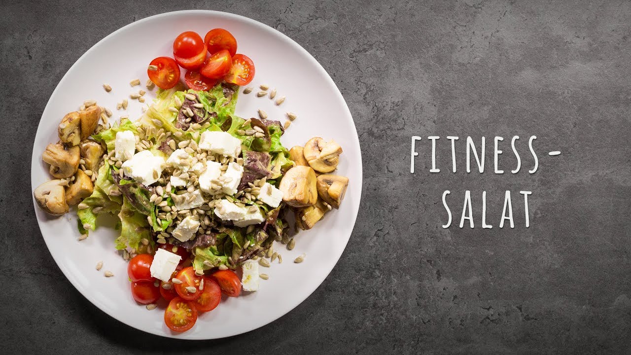 Fitness Salat: gesunden Salat selber machen - YouTube