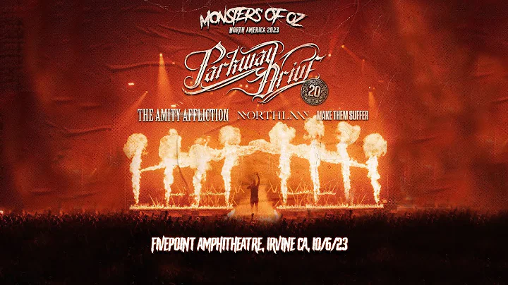 MONSTERS OF OZ TOUR - THE AMITY AFFLICTION - FIVEPOINT AMPHITHEATRE - IRVINE CA, 10/6/23 (LIVE)