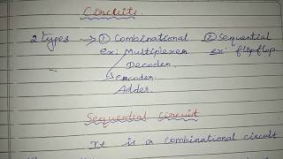 digital electronics sequential circuit