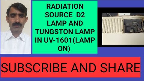 How a D2 Lamp on in UV_1601