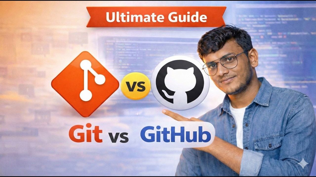 Git & GitHub Explained in Hindi | Beginners Guide 2026 🔥 - YouTube