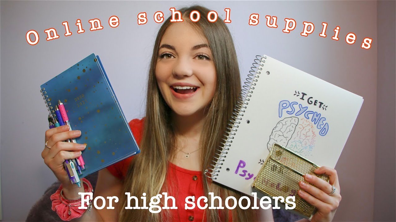 ONLINE SCHOOL SUPPLIES FOR HIGH SCHOOLERS ESSENTIAL YouTube