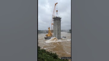 Building a Bridge in the Middle of a Flood #Construction