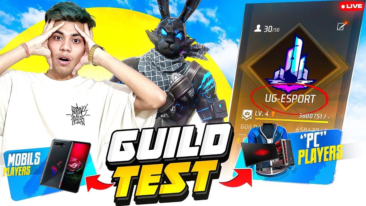 🔴[Live] Surprise Back to India💀🇮🇳Hardest 1v4 Guild Test🔥 - UnGraduate Gamer Free Fire Live !!