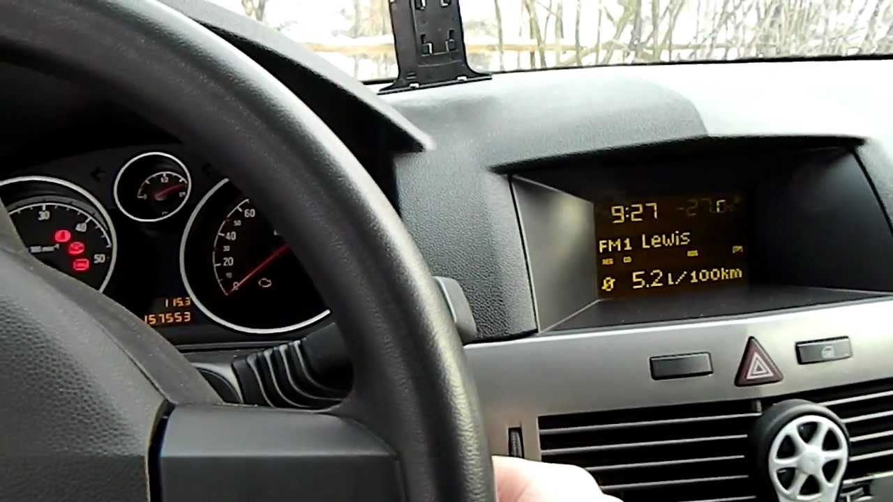 ASTRA III H 1.7 CDTI - Cold start -27 C