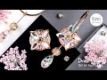 【UV レジン】幻想世界の流れ星イヤリング UV Resin - DIY Fantasy Shooting Stars Earring with Dried Flower.