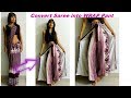 Convert Saree into Wrap Pant/ Diy Wrap in 10 MInutes