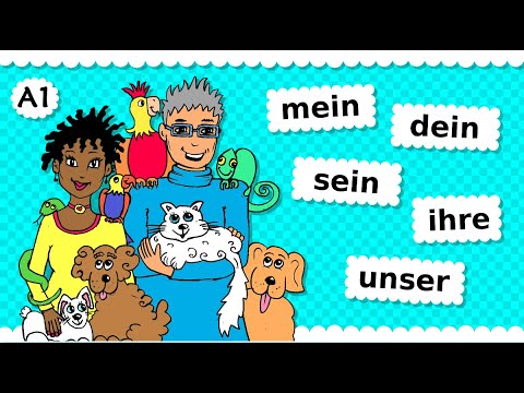 🐶 Deutsch A1 🐰 Possessivpronomen 🐦 mein / dein / sein / ihr / unser / euer etc. Thema Haustiere 🐢