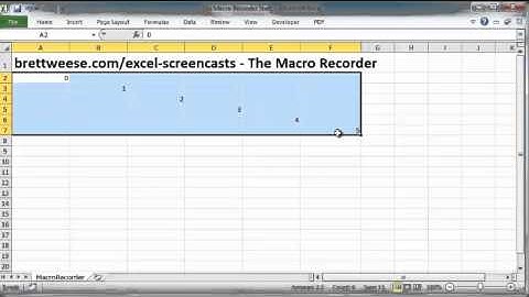 Intro to Excel VBA - The Macro Recorder