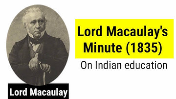 Lord Macaulay
