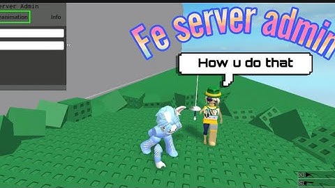 FE server admin script no hats needed op
