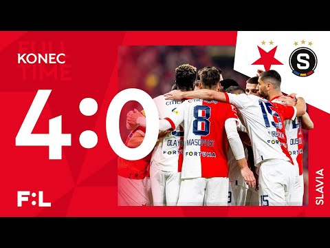 Slavia Praha 4:0 Sparta Praha 23.10.2022