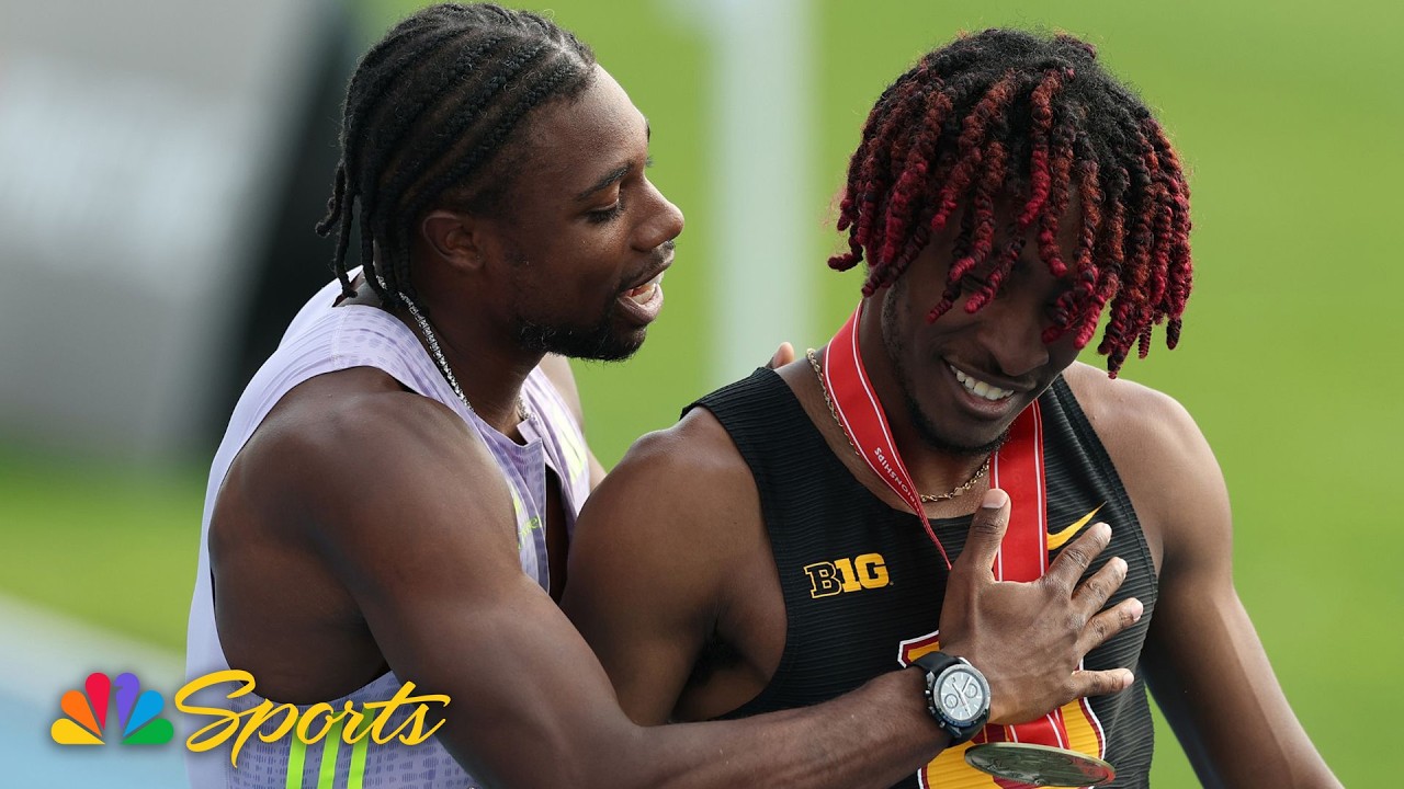 Noah Lyles pulls up, and Garrett Kaalund earns surprise men's 200m national title | NBC Sports