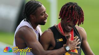Garrett Kaalund earns surprise men's 200m national title after Noah Lyles pulls up | NBC Sports