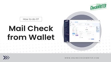 Mail A Check from Wallet | OnlineCheckWriter.com