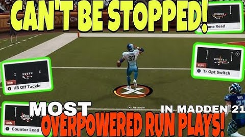 THIS OFFENSE IS A CHEAT CODE! Most Explosive Run Plays Scheme in Madden NFL 21🏃‍♂️💨! Tips & Tricks