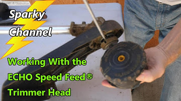 Echo Speed Feed® Trimmer Head: Loading New Line, Disassembly, and Replacing the Head