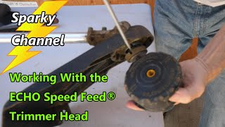 Echo Speed Feed® Trimmer Head: Loading New Line, Disassembly, and Replacing the Head